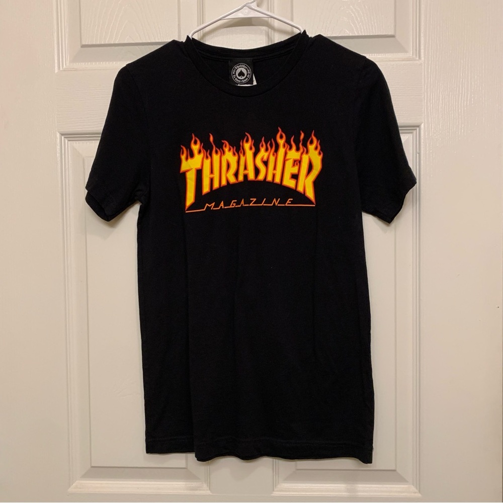 Womens Thrasher inferno t-shirt‎